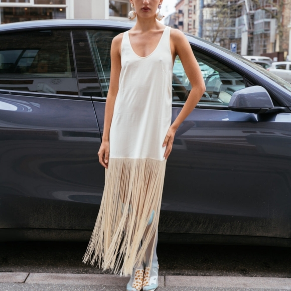 Mr. Larkin Dresses & Skirts - Mr. Larkin Tassel Slip Dress